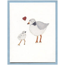 Load image into Gallery viewer, Zucchini Fish - Piping Plover Love Blank Card
