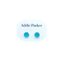 Load image into Gallery viewer, Addie Parker Jewelry - Small Sea Glass Stud - Light Blue (SG 38)
