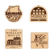 Load image into Gallery viewer, Steamer Lane Design - Custom Wood Magnets
