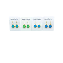 Load image into Gallery viewer, Addie Parker Jewelry - Four Pair Large Sea Glass Earrings - Gold (SG 51)
