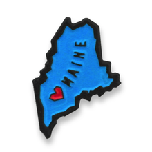 Load image into Gallery viewer, B.Berish - Maine State Enamel Pin

