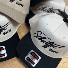 Load image into Gallery viewer, Upside Down Vintage Trucker Hat Navy/White
