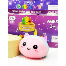 Load image into Gallery viewer, Love and Repeat - Mystery Rainbow Unicorn Dumpling Squishy with Steamer: MIX COLOR / ONE(12)
