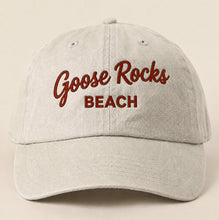 Load image into Gallery viewer, Pigment Washed Hat w/ Red Embroidery

