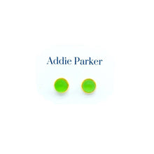 Load image into Gallery viewer, Addie Parker Jewelry - Small Sea Glass Stud - Light Green (SG 41)
