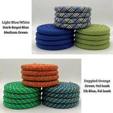 Load image into Gallery viewer, Climber Crafts - Handmade Upcycled Climbing Rope Coasters Set of: Multiple Colors
