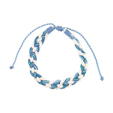 Load image into Gallery viewer, World End Imports Jewelry &amp; Gifts - BR Wax Cord Cotton Braid Bracelet- Brights - 12 pcs
