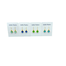 Load image into Gallery viewer, Addie Parker Jewelry - Four Pack Small Seaglass Earrings - Gold (SG 53)
