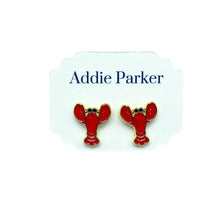 Load image into Gallery viewer, Addie Parker Jewelry - Stud Earrings (ST 120) - Enamel Lobster Stud Earrings
