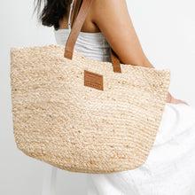 Load image into Gallery viewer, ShoreBags - Jute Seagrass Island Beach Tote
