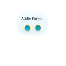 Load image into Gallery viewer, Addie Parker Jewelry - Small Sea Glass Stud - Light Blue (SG 39)
