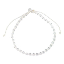 Load image into Gallery viewer, World End Imports Jewelry &amp; Gifts - AK Frosted Glass Bead/White Cord-12

