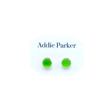 Load image into Gallery viewer, Addie Parker Jewelry - Small Sea Glass Stud - Light Green (SG 40)
