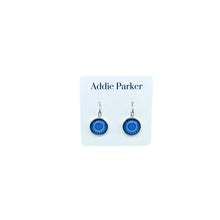 Load image into Gallery viewer, Addie Parker Jewelry - Blue Mandala Lever Back Earrings E 172
