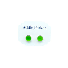 Load image into Gallery viewer, Addie Parker Jewelry - Small Sea Glass Stud - Light Green (SG 40)
