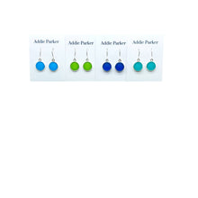 Load image into Gallery viewer, Addie Parker Jewelry - Four Pack Sea Glass Earrings - Silver (SG50)
