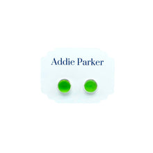 Load image into Gallery viewer, Addie Parker Jewelry - Small Sea Glass Stud - Light Green (SG 40)
