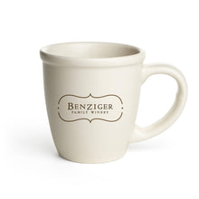 Load image into Gallery viewer, Mercantile 12 - Custom BRAND OR LOGO 14 oz Matte Cream Ceramic Bistro Mug
