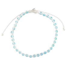 Load image into Gallery viewer, World End Imports Jewelry &amp; Gifts - AK Frosted Glass Bead/White Cord-12
