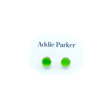 Load image into Gallery viewer, Addie Parker Jewelry - Small Sea Glass Stud - Light Green (SG 40)

