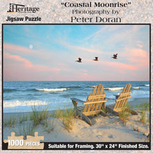 Load image into Gallery viewer, Heritage Puzzle - Coastal Moonrise 1000 Piece  Puzzle
