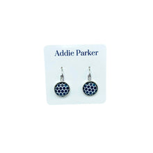 Load image into Gallery viewer, Addie Parker Jewelry - Earrings (E 143) - Blue and White Polka Dot
