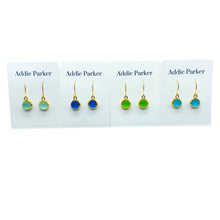 Load image into Gallery viewer, Addie Parker Jewelry - Four Pack Small Seaglass Earrings - Gold (SG 53)
