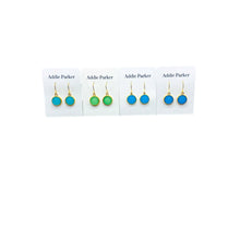 Load image into Gallery viewer, Addie Parker Jewelry - Four Pair Large Sea Glass Earrings - Gold (SG 51)

