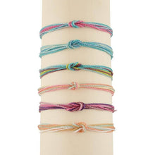 Load image into Gallery viewer, World End Imports Jewelry &amp; Gifts - Ak Reef Knot Wax Cord Pastels-12
