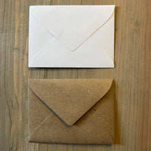 Load image into Gallery viewer, Zucchini Fish - Wave Birthday Cake Enclosure Card: White Envelope
