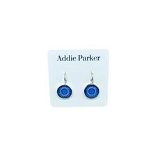 Load image into Gallery viewer, Addie Parker Jewelry - Blue Mandala Lever Back Earrings E 172
