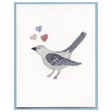 Load image into Gallery viewer, Zucchini Fish - Mocking Bird Love Song Blank Card
