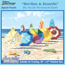 Load image into Gallery viewer, Heritage Puzzle - Brellas and Boards 1000 Piece Puzzle

