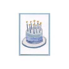 Load image into Gallery viewer, Zucchini Fish - Wave Birthday Cake Enclosure Card: White Envelope
