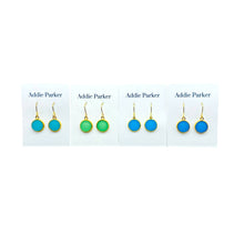 Load image into Gallery viewer, Addie Parker Jewelry - Four Pair Large Sea Glass Earrings - Gold (SG 51)
