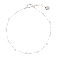 Load image into Gallery viewer, World End Imports Jewelry &amp; Gifts - Dainty Glass crystal Anklet-12pcs
