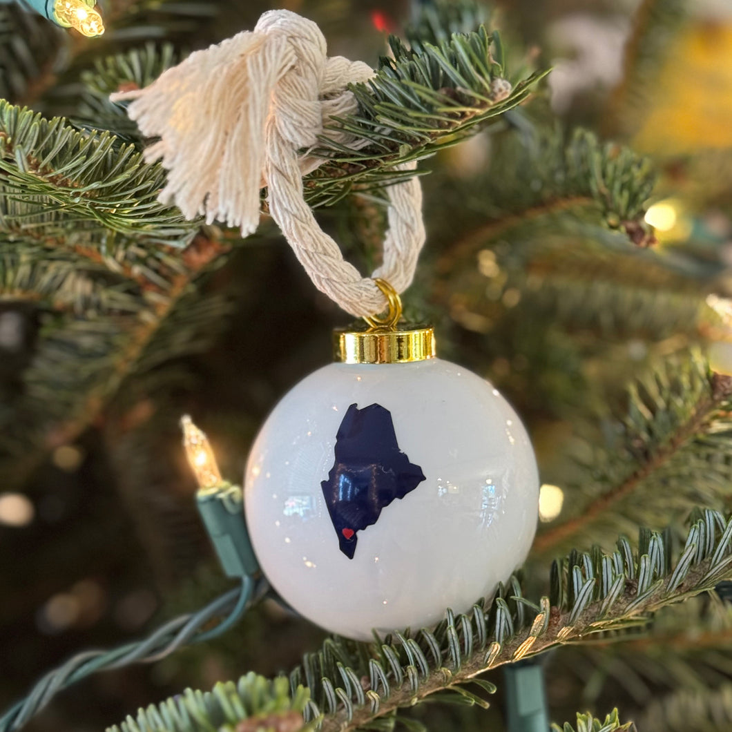 GRB Maine Heart Ornament