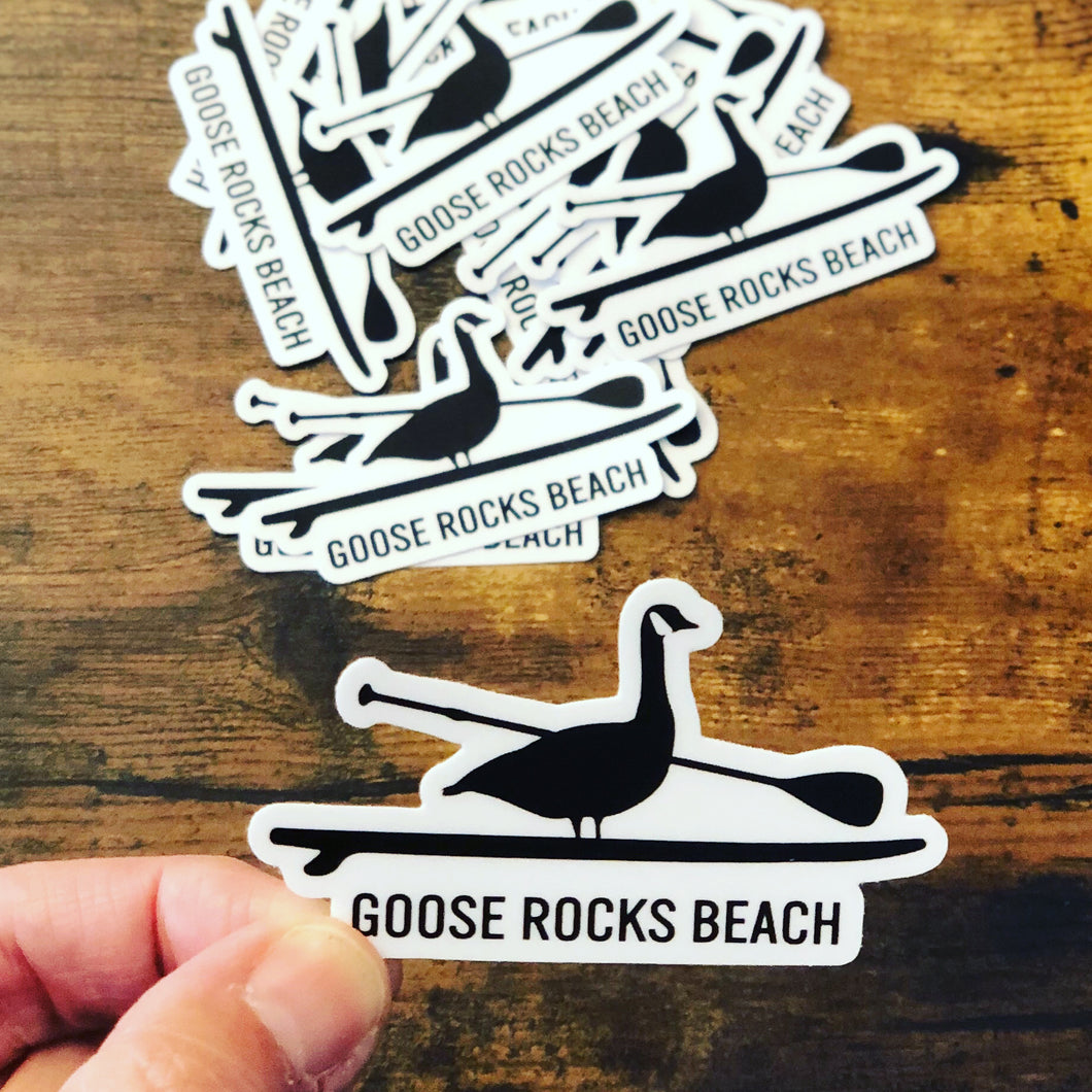 GRB Paddling Goose Sticker